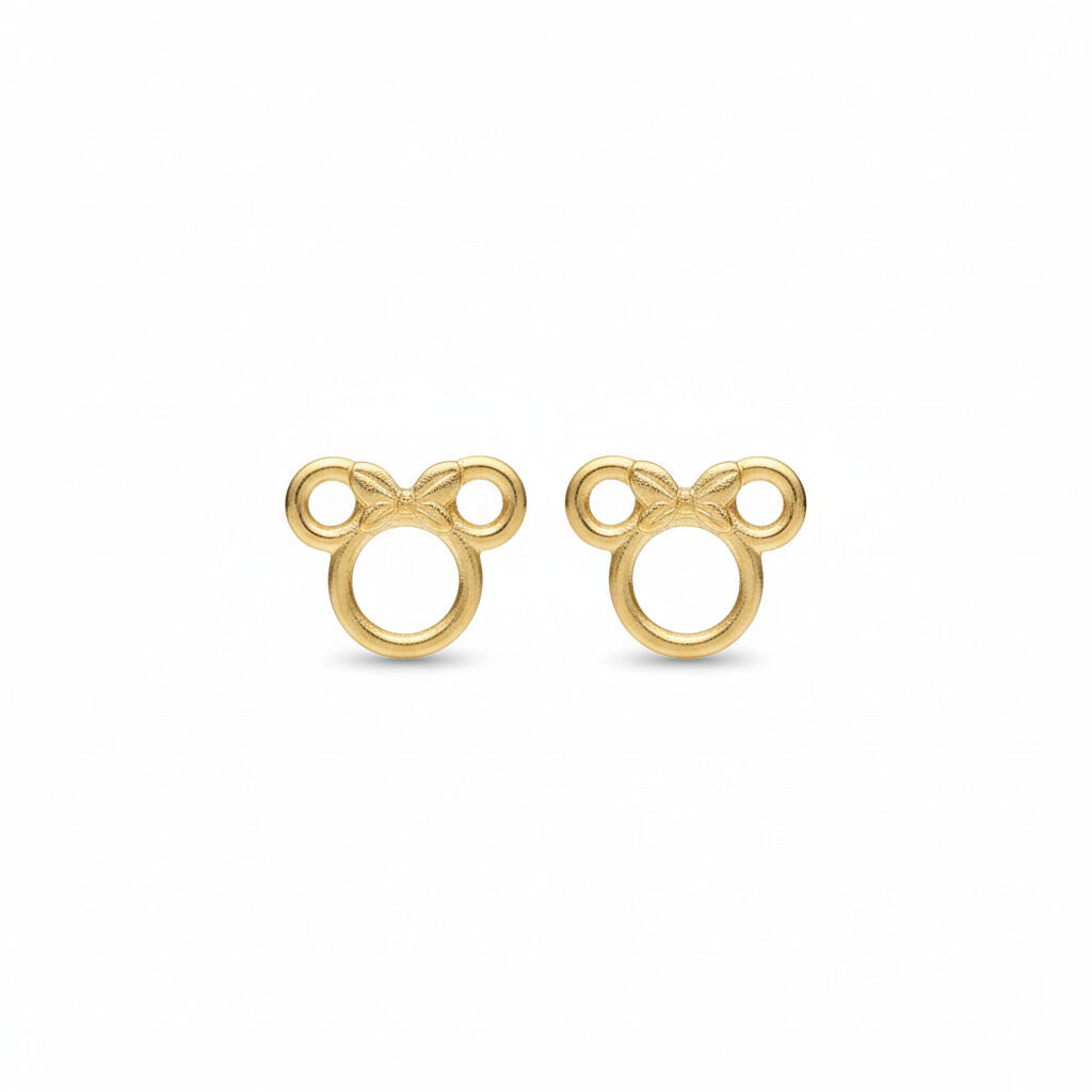 Br Bd Minnie Face Vazado A14.7 X L15.6 X E0.9 Mm