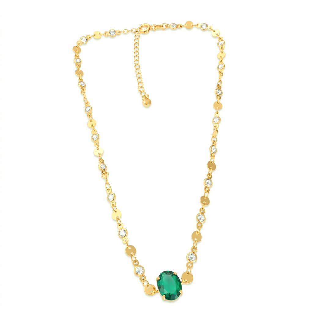 Cl Bd Choker Pdr Verde 38cm