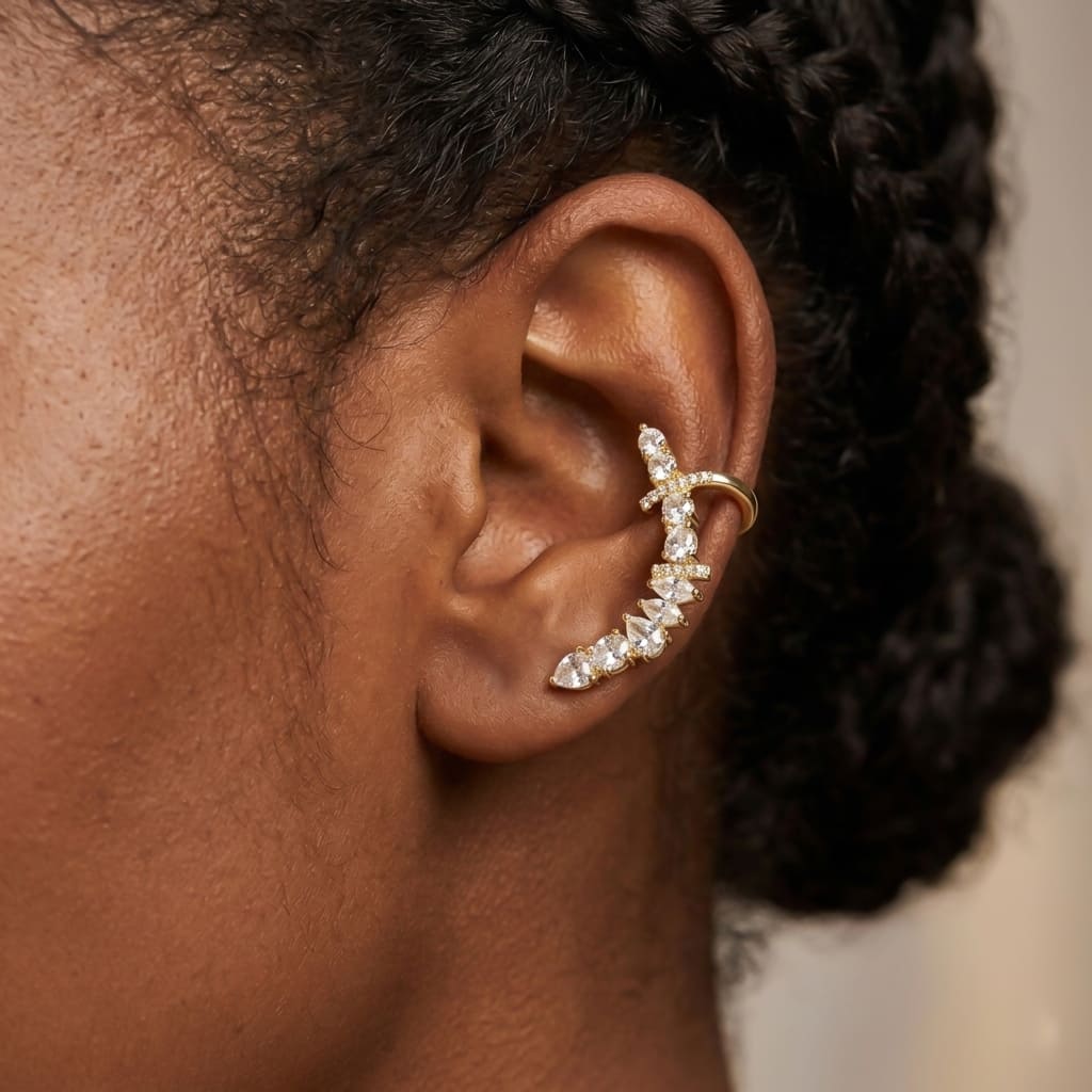 Br Bd Ear Cuff Crvj A37.7 X L7 X E2.8 Mm (foto 2)